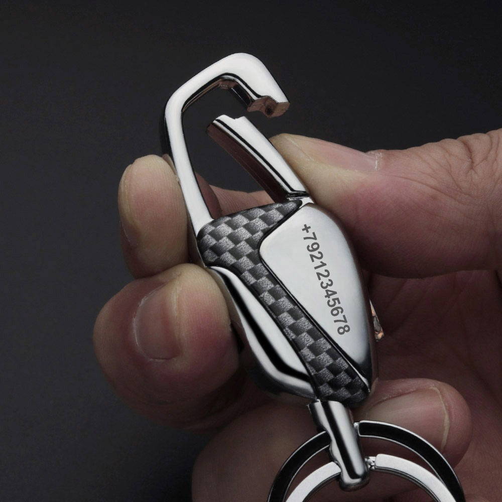 Personalized Keyring Double Sw - огляд і ціна Initial Ring Custom