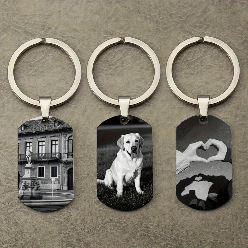 Custom Photo Keychain Personal - огляд і ціна Initial Ring Custom