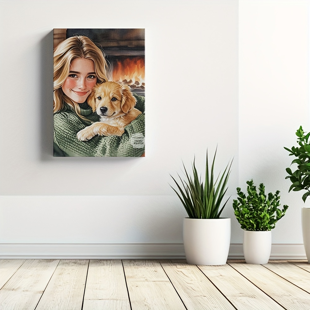 Custom Photo Canvas Print - Ha - огляд і ціна Pet Portrait Custom