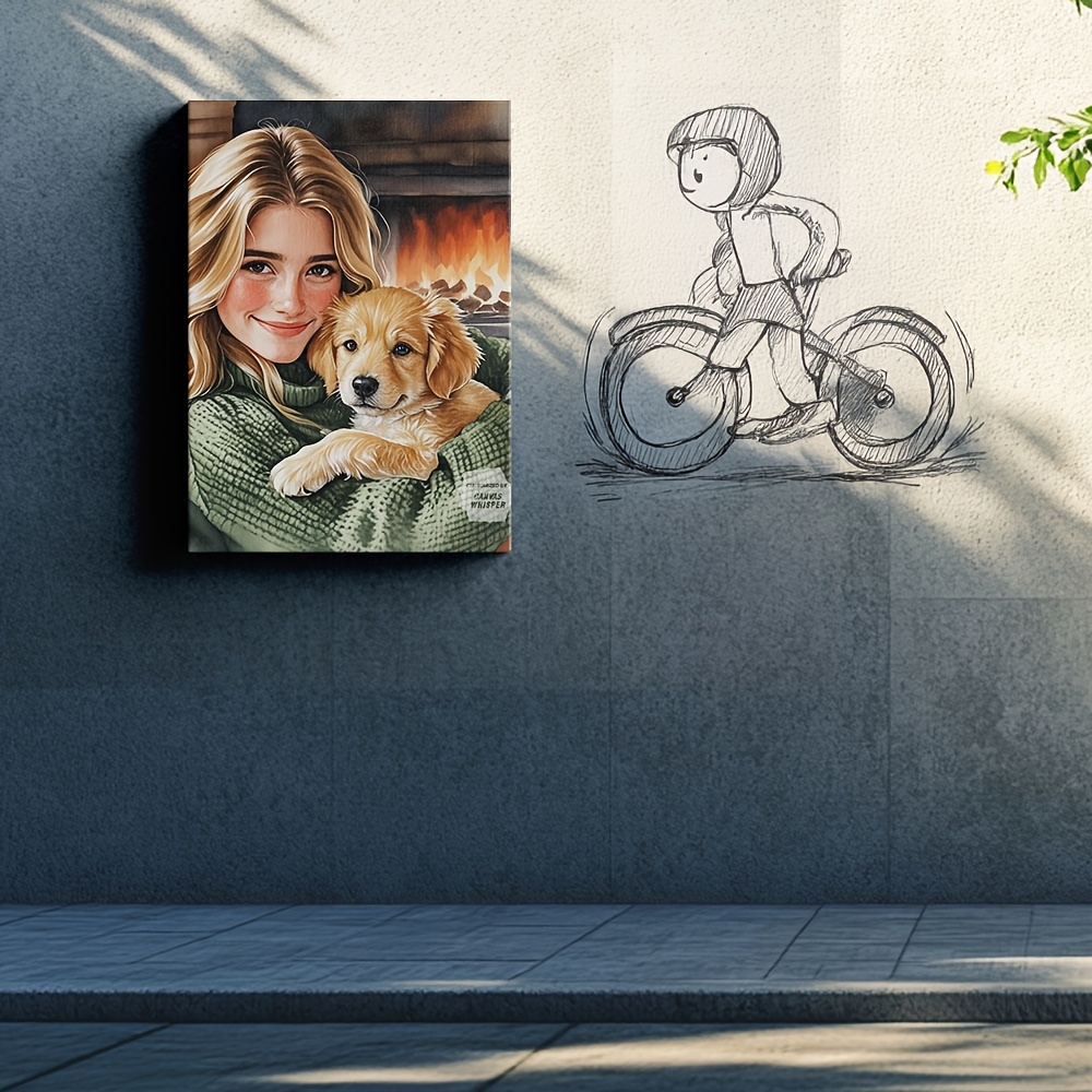 Custom Photo Canvas Print - Ha - огляд і ціна Pet Portrait Custom