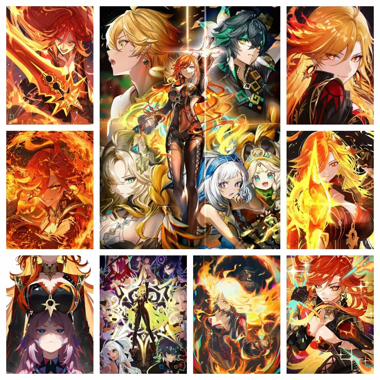 2026 New Game Genshin Impact G - огляд і ціна Photo Mosaic Print