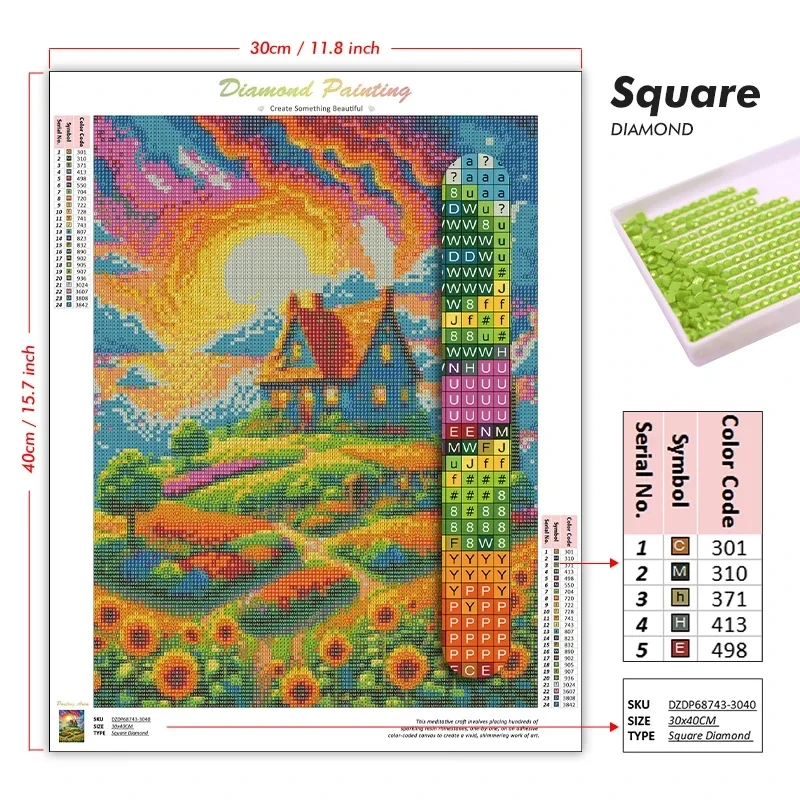 Diamond Painting Kit Maomao Ji - огляд і ціна Photo Mosaic Print